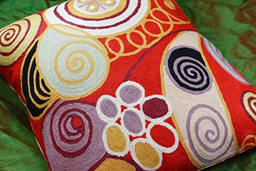 Hilma Al Klint Red Pillow Cover Modern Red Pillowcase Abstract Chair Cushion ...