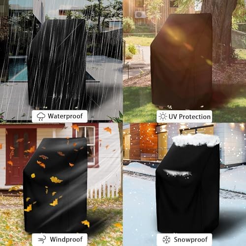 Outdoor Chair Covers, 4 Pack Waterproof Patio Stackable Chair Cover Outdoor P...