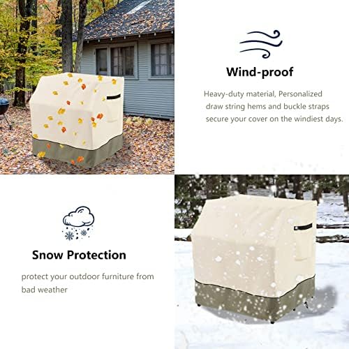 Bitubi 41 Inch Outdoor Bar Set Cover 600D Oxford Cloth Heavy Duty Waterproof ...