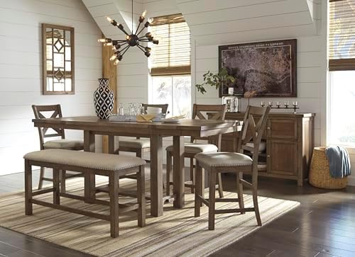 Signature Design by Ashley Moriville Counter Height Dining Extension Table