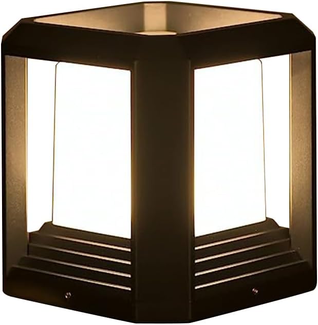 Hardwired LED Outdoor Post Light Waterproof Pillar Lamp