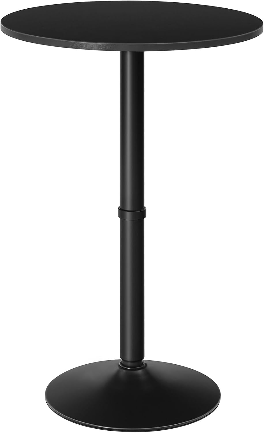 HOOBRO Round Bar Table, 35" Tall Pub Table, with Non-Slip Base for Narro...