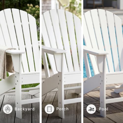 Signature Design by Ashley Sundown Treasure Outdoor Adirondack Chair, White
