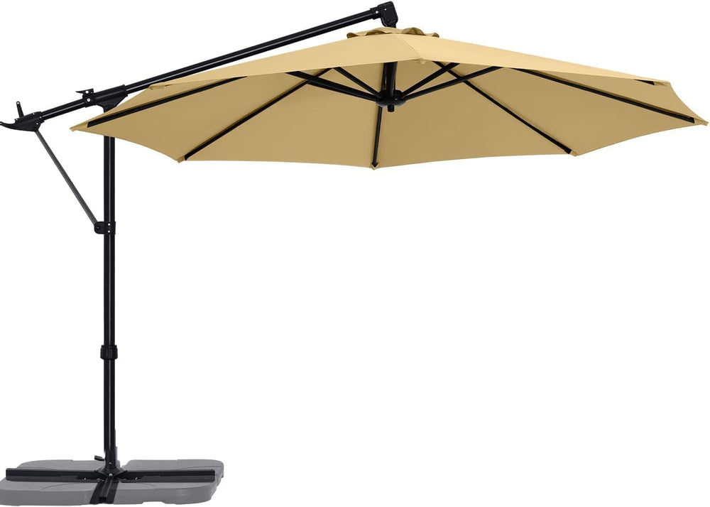 ABCCANOPY 10FT Cantilever Offset Hanging Patio Umbrella