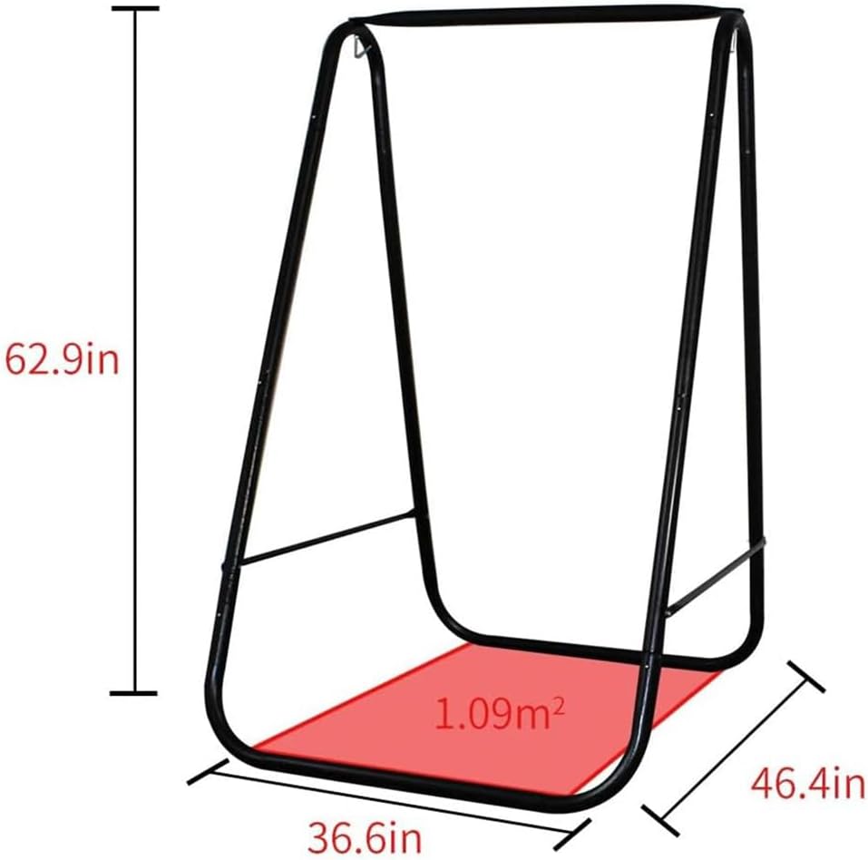 Hammock Chair with Stand,Heavy-Duty Hammock Stand with Large Indoor Swing,MAX...