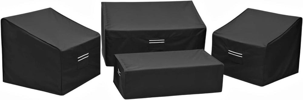 loriano Patio Furniture Covers, 4 Piece Outdoor Furniture Cover Waterproof, P...