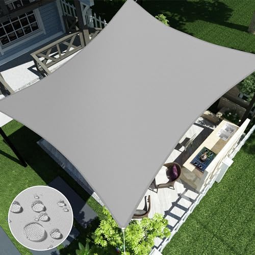 ECOOPTS 10'x15' Waterproof Sun Shade Sail Rectangle Canopy Cover UV B...