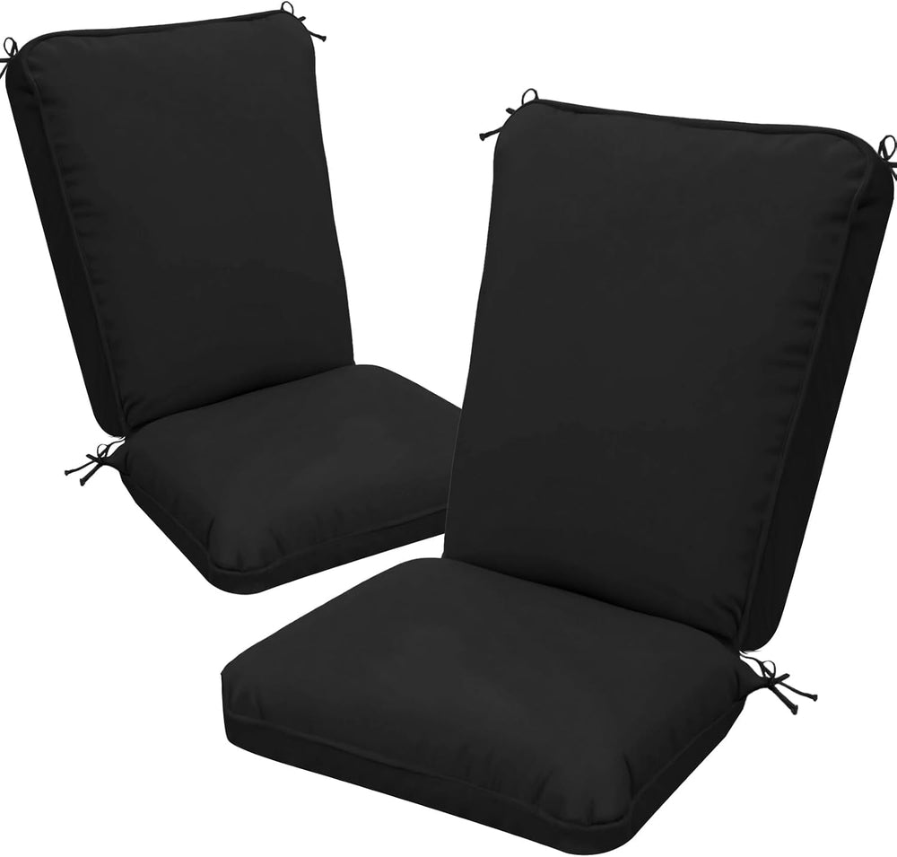 2 Pack Adirondack Chair Cushions, Waterproof & Fade-Resistant Outdoor/Ind...