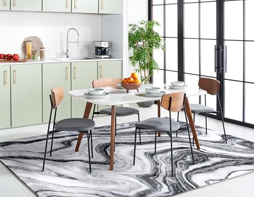 SAFAVIEH Craft Collection X-Large Area Rug - 12' x 15', Grey & Si...