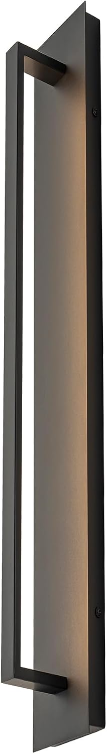 47.2 inch Long Modern Outdoor LED Wall Lights, Black Led Porch Light Wall Mou...