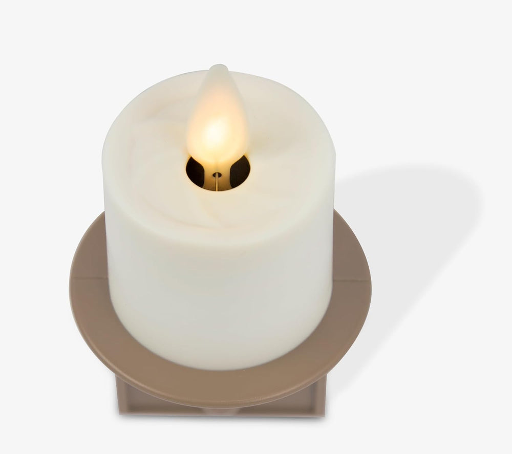 Luminara Flameless Candle Nightlight w/Dusk to Dawn Light Dark Auto Sensor, T...