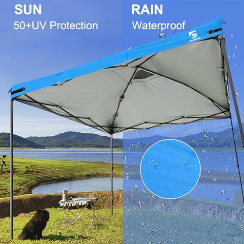 10x10 Pop Up Canopy Replacement Top Cover with Air Vent(Frame NOT INCUDE)