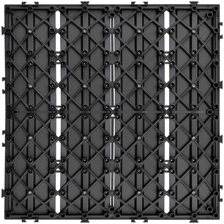 9 Pack Deck Tiles, 12''X 12'' Interlocking Deck Tiles All Wea...