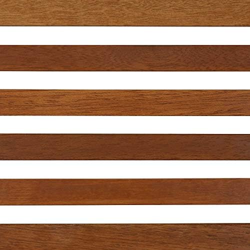 Sunnydaze Meranti Wood Outdoor Folding Patio Chairs - Set of 2