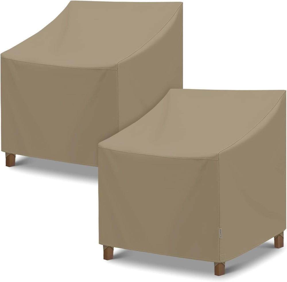 SunPatio Outdoor Oversized Chair Covers, Heavy Duty Waterproof Patio Large Ch...