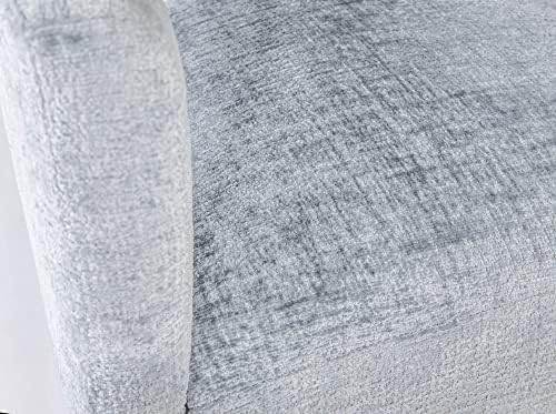 Jofran Gwen Jacquard Upholstered Accent Chair, Modern Luxury Plush Sculptural...