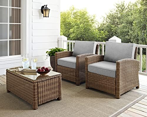 Crosley Furniture Bradenton 2-Piece Patio Chair Set