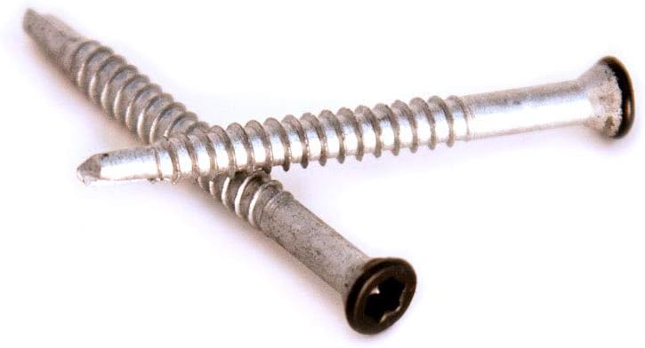 DeckWise #7x1-5/8 Metal Joist SS Deck Screws, Black, 100 Sq Ft (350ct)