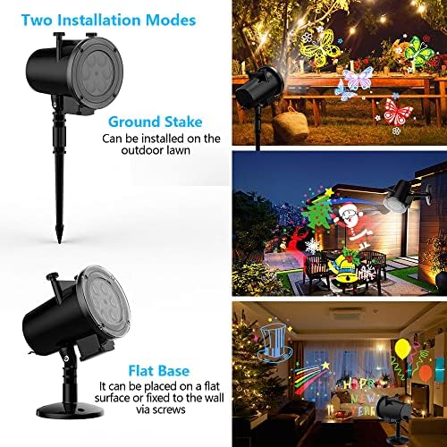 Christmas Halloween Lights Projector Outdoor,Syslux Holiday Projector Lights,...