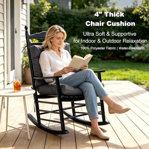 QILLOWAY Outdoor Chair Cushion for Patio Furniture, Waterproof Patio Cushions...