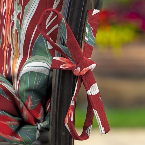 Arden earthFIBER Outdoor Dining Chair Cushion, 20 x 20, Rain-Proof, Fade Resi...