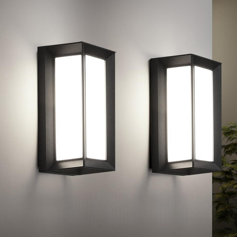 iYogaled 3CCT Outdoor Wall Lights, 12W IP65 Aluminum Porch Lights Outdoor