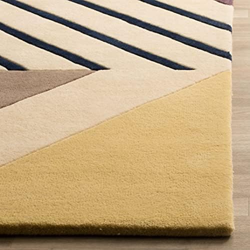 SAFAVIEH Fifth Avenue Collection 8' x 10' Ivory/Multi FTV120A Handmad...