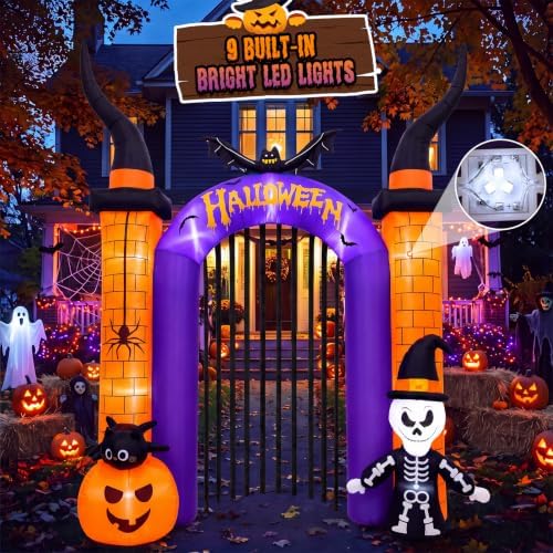 10.8FT Halloween Inflatables Archway Outdoor Decoration