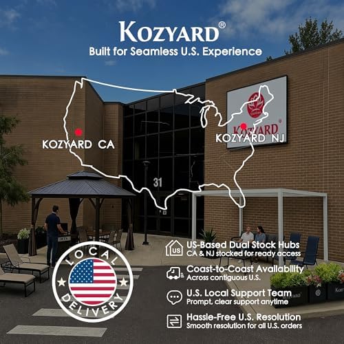 Kozyard Metal Privacy Screen 74" H x 47.2" W Decorative Outdoor Div...