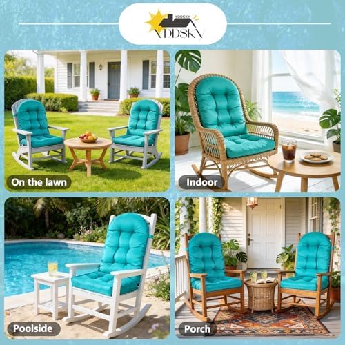 Yddsky Adirondack Chair Cushion, Rocking Cushions 44x19.4x4 inch, High Back P...