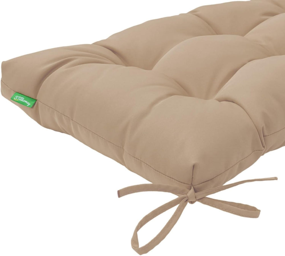 Outdoor Wicker Chair Cushions of 5Pieces,Tufted Patio Bench Cushions & 2S...