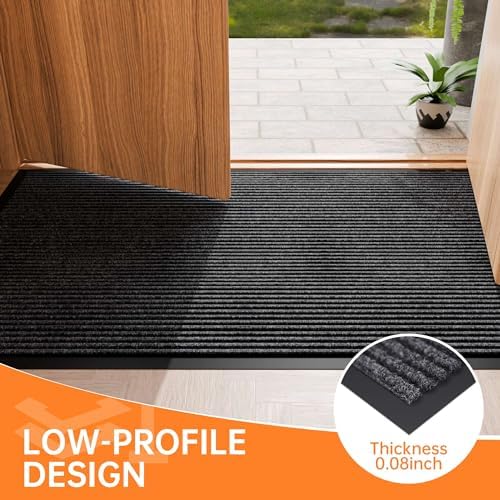 Front Door Mat Outside Entrance, Dirt Trapper Doormat 48" x 36"