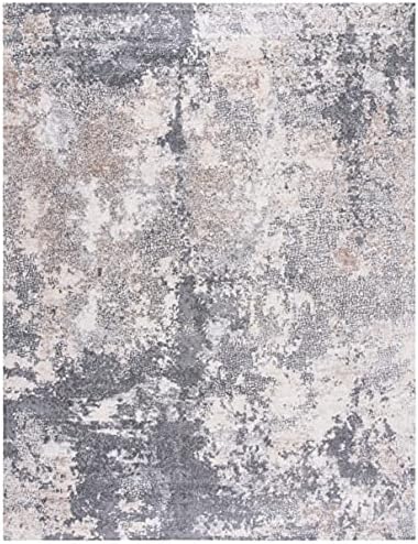 SAFAVIEH Aston Collection X-Large Area Rug - 12' x 18', Light Grey &a...