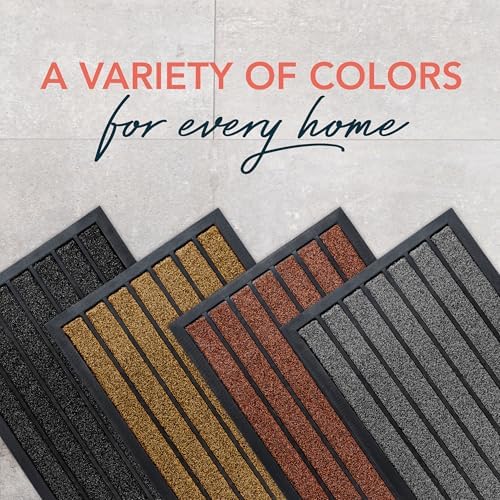 ubdyo Extra Durable Door Mat Outside Entrance (32" x 20", Bright Br...