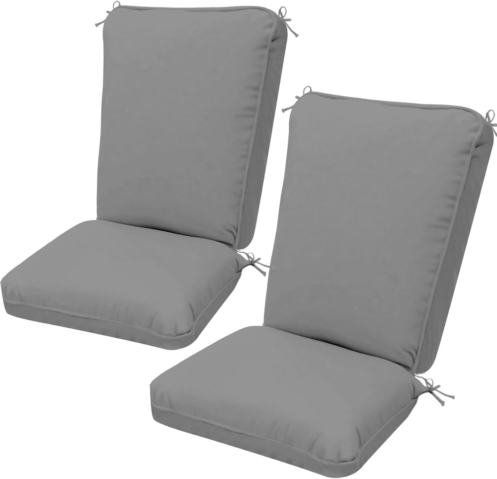 2 Pack Adirondack Chair Cushions, Tick Waterproof & Fade-Resistant Outdoo...