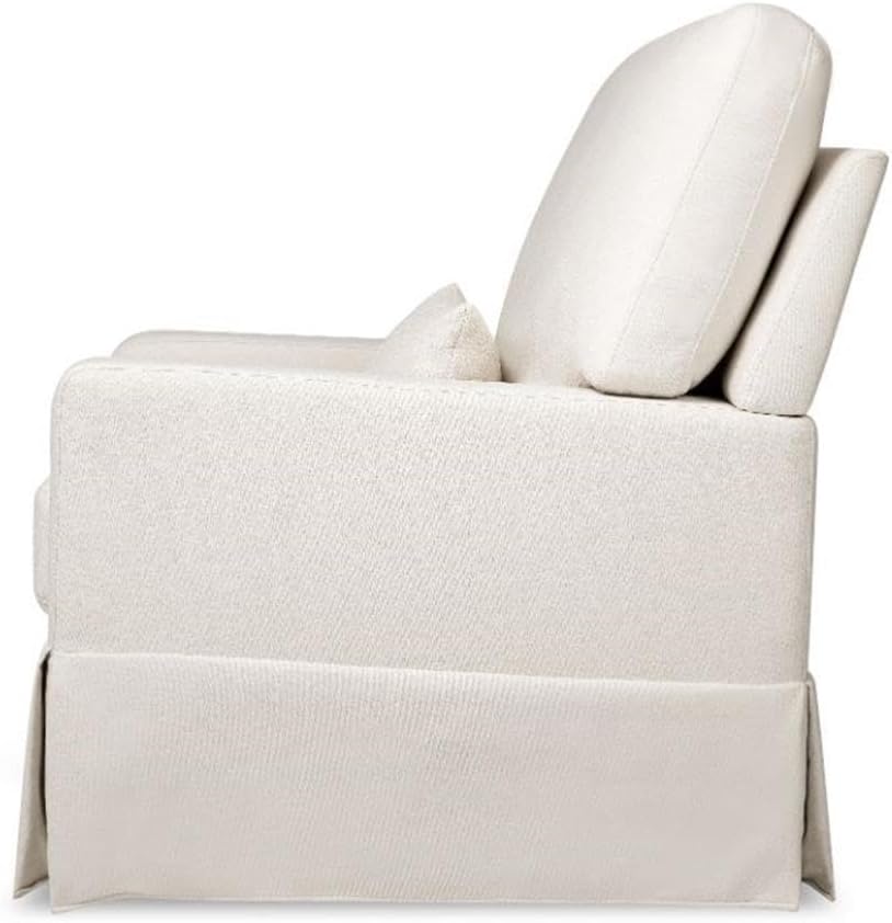 Namesake Crawford Pillowback Comfort Swivel Glider in Performance Cream Eco-W...