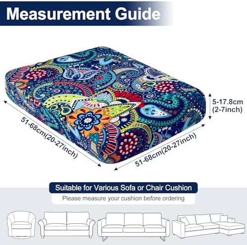 Smiry Waterproof Patio Cushion Covers, Stretch Outdoor Furniture Covers