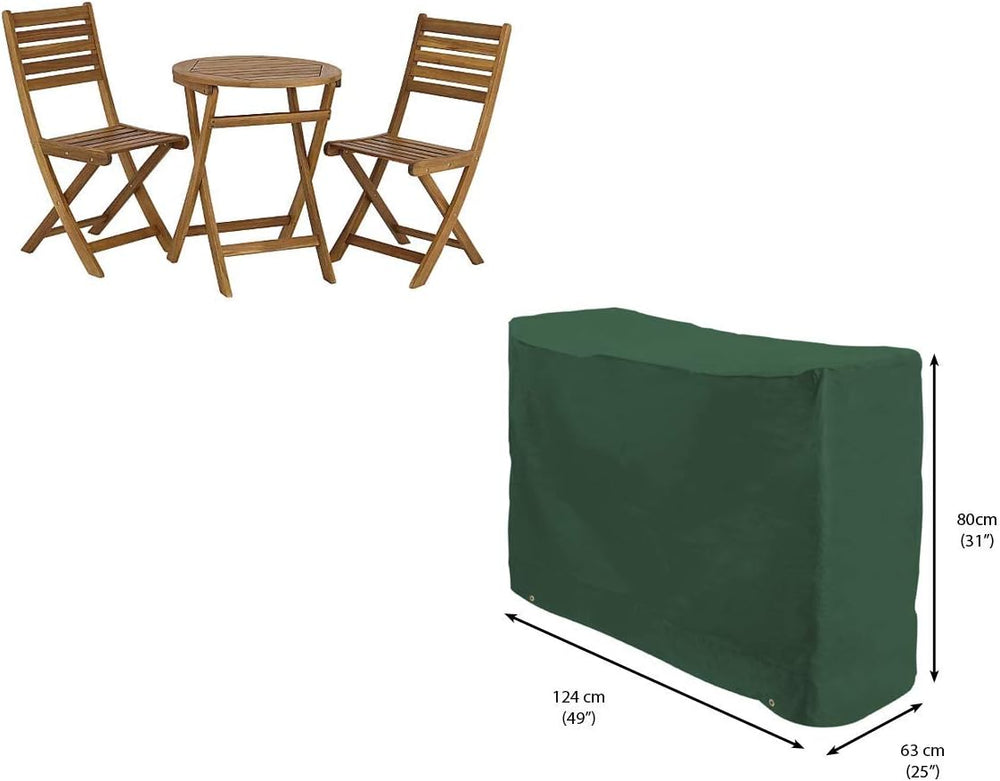 Bosmere Weatherproof Bistro Set Outdoor Cover for 2 Chairs & Round Table ...