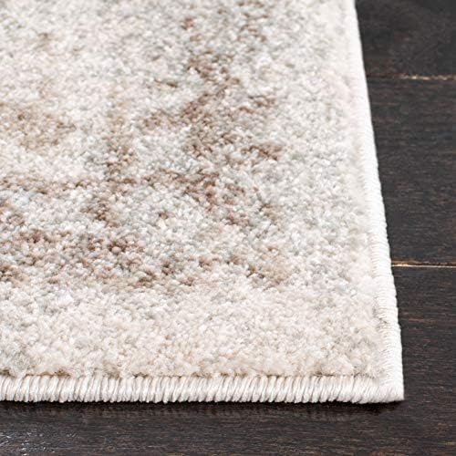 SAFAVIEH Evoke Area Rug 12x18, X-Large Ivory & Taupe EVK256E