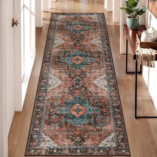 Ciicool Washable Runners for Hallways,2'6''x8' Long Kitchen R...