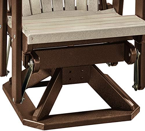 OS Home and Office 510WWTB Swivel Glider, One Size, Weather Wood/Tudor Brown