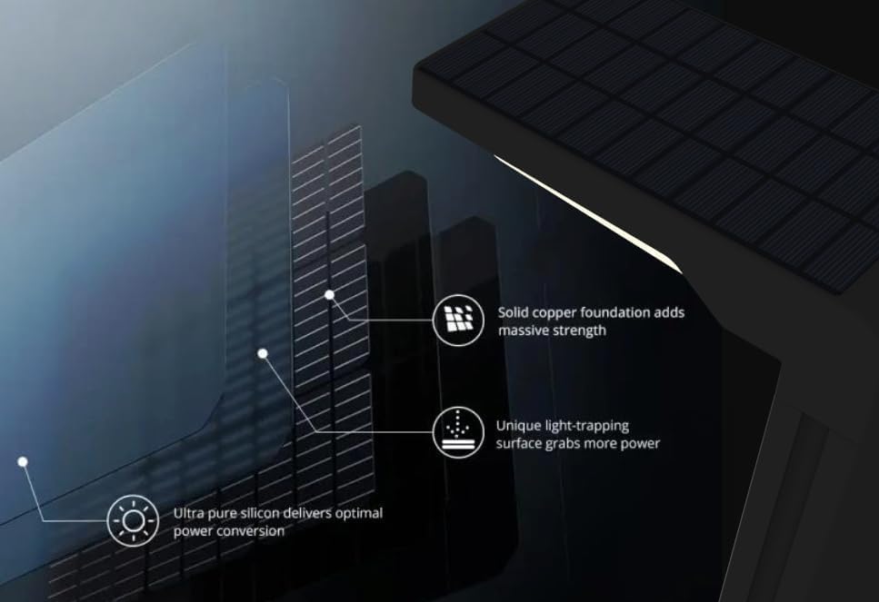 6 Pack Solar Pathway Lights, Dual Warm & Cool White Modes, Waterproof Out...