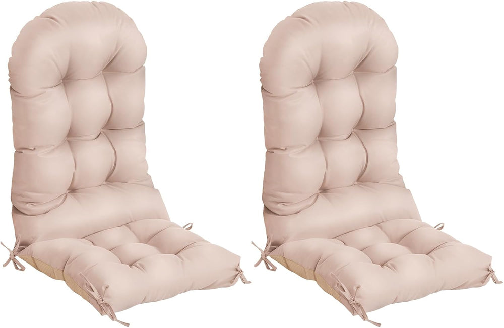 nalone 2 Pack Adirondack Cushion Rocking Chair Cushions High Back Adirondack ...