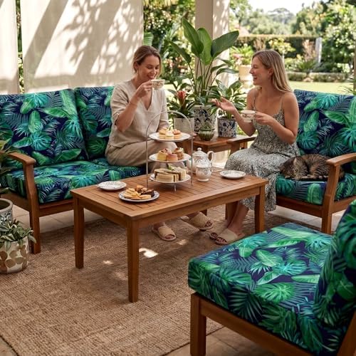 8Pcs Patio Cushion Covers Stretch Outdoor Furniture Protector Slipcovers