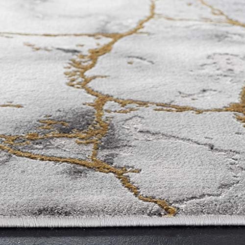 SAFAVIEH Craft Collection X-Large Area Rug - 12' x 15', Grey & Go...