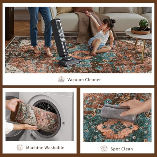 Ciicool Washable Runners for Hallways,2'6''x8' Long Kitchen R...
