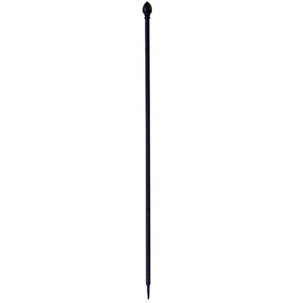 Bulk Buy of 12 Panacea 87102 Garden Fence Posts, Black, 37.5" H Each