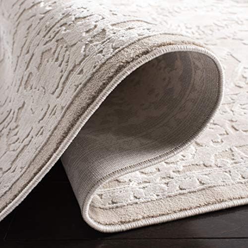 SAFAVIEH Area Rug 12x18 - Reflection Collection - Large - Cream & Ivory, ...