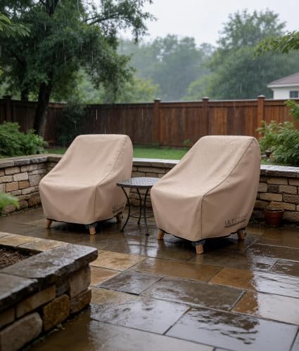 ULTCOVER Waterproof Patio Chair Cover, 28W x 30D x 32H in