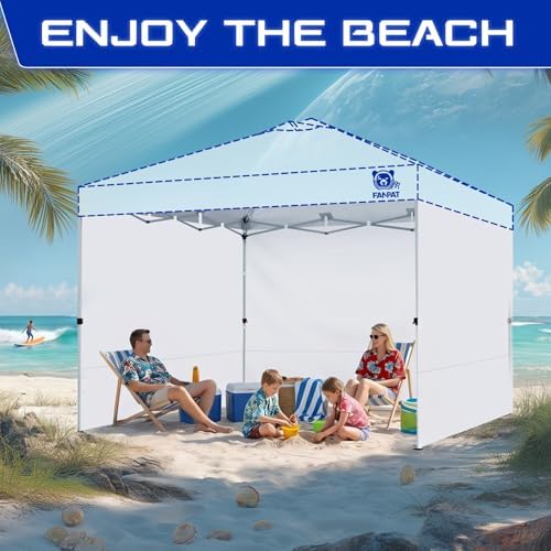 FANPAT Sidewalls for 12x12 Pop Up Canopy, White (3Pcs Sidewalls Only)